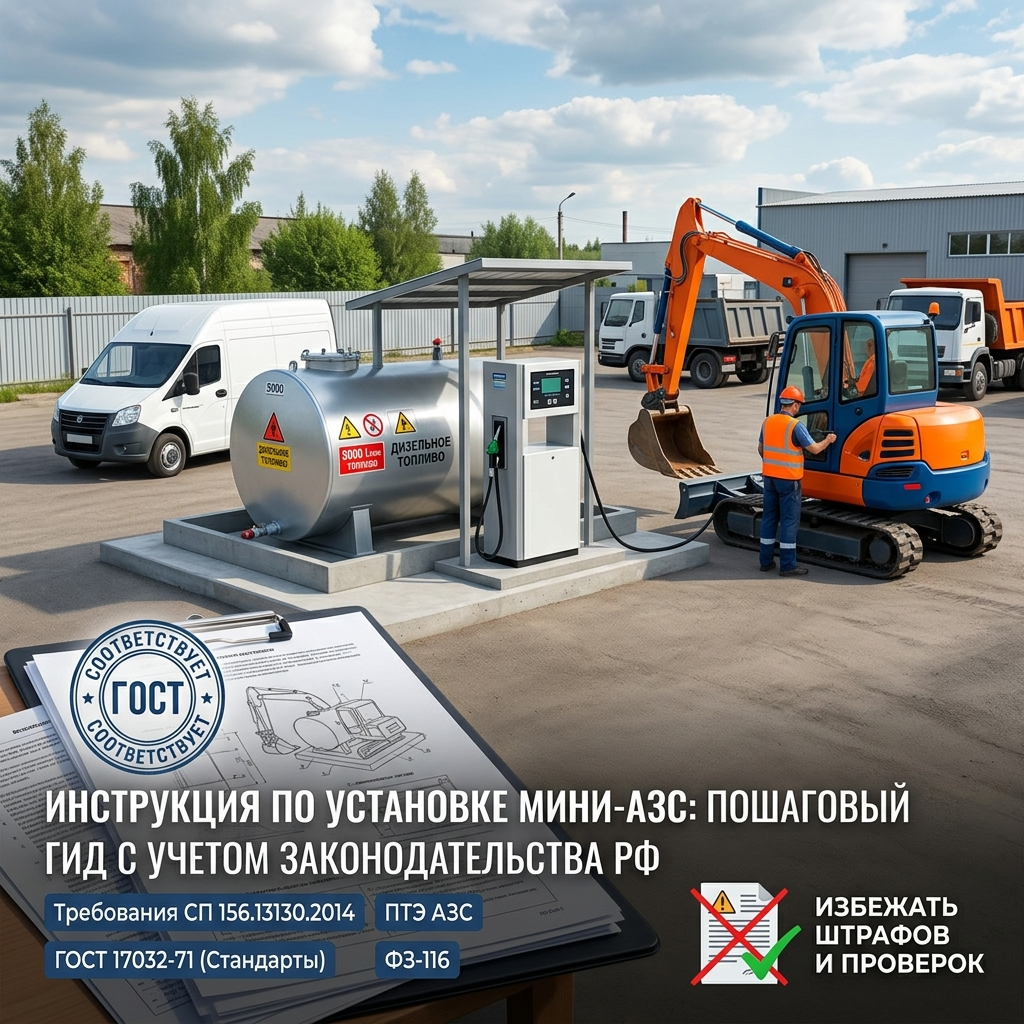 инструкция по установки азс