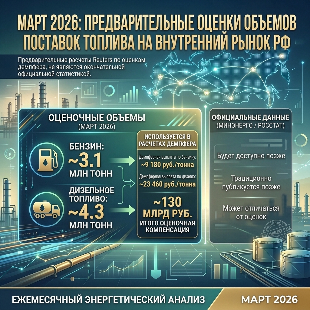 Статья внутренний рынок топлива март 2026